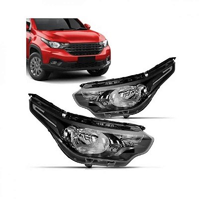 Farol strada fiat de 2020 a 2025 lado direito sem LED