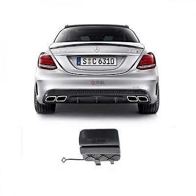 Tampa de reboque para para choque c250 mercedes benz de 2015 a 2018 traseiro AMG
