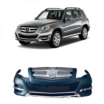 Para choque glk 220 mercedes benz de 2013 a 2016 dianteiro completo