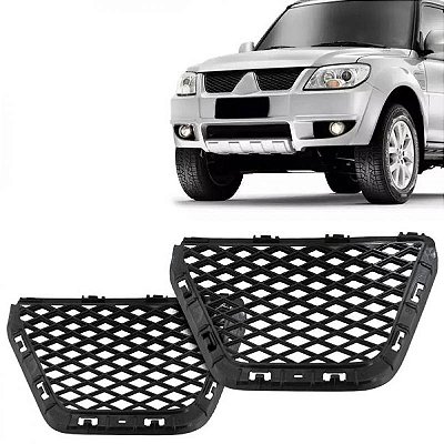 Grade do radiador pajero tr4 mitsubishi de 2009 a 2015 lado esquerdo