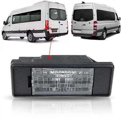 Lanterna de luz da placa sprinter mercedes benz de 2012 a 2019