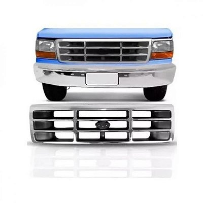 Grade do radiador f1000 ford de 1997 a 1998 cromado