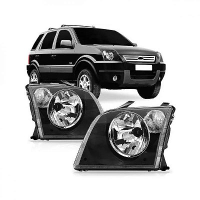 Grade do radiador pajero full mitsubishi de 2008 a 2010 preta e cromada