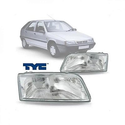 Farol zx citroën de 1991 a 1997 lado esquerdo foco duplo