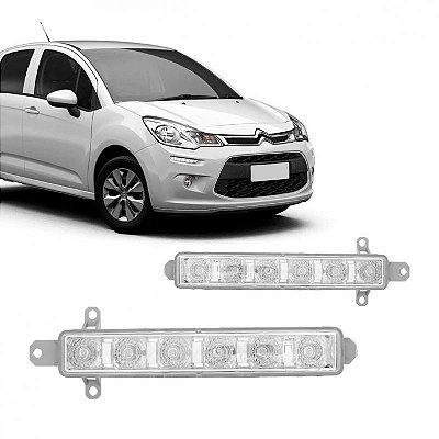 Luz diurna c3 citroën de 2013 a 2020 e aircross citroën de 2017 a 2021 lado direito