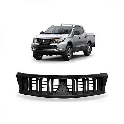 Grade do radiador l200 triton sport mitsubishi de 2017 a 2025 preta