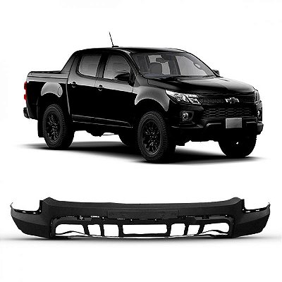 Para choque s10 chevrolet de 2021 a 2024 dianteiro inferior sem spoiler e sem furo para sensor