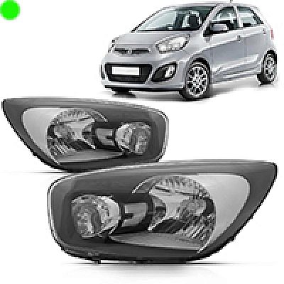 Farol picanto kia de 2012 a 2017 lado esquerdo manual
