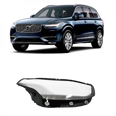 Lente do farol xc90 volvo de 2018 a 2022 lado esquerdo