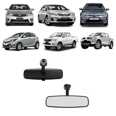 Retrovisor corolla toyota de 2009 a 2013 e hilux toyota de 2005 a 2013 interno