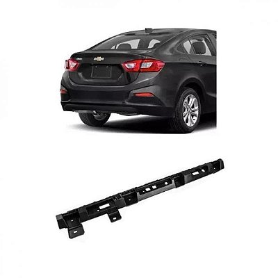 Suporte guia do para choque cruze chevrolet de 2017 a 2019 traseiro central sedan