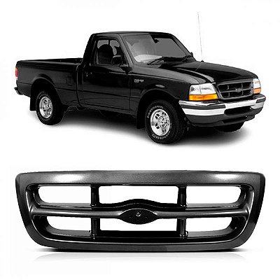 Grade do radiador ranger ford de 1998 a 2004 cinza tração quatro por dois