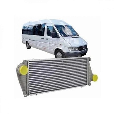 Radiador intercooler sprinter mercedes benz de 1995 a 2011 manual