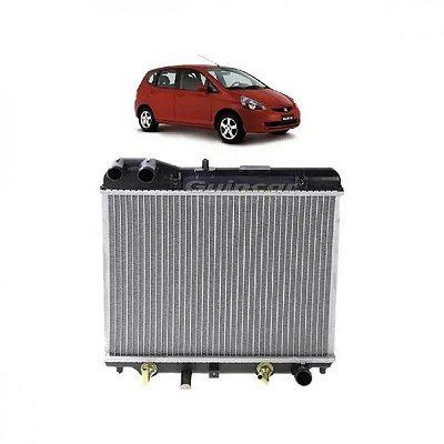 Radiador fit honda de 2003 a 2008 para câmbio automático ou manual