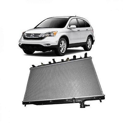 Radiador crv honda de 2007 a 2011 com câmbio automático ou manual