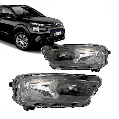 Farol c4 cactus citroën de 2019 a 2024 inferior lado esquerdo
