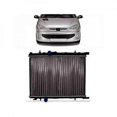 Radiador 206 peugeot de 1998 a 2010 manual