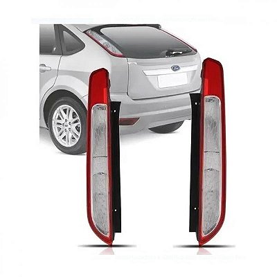 Lanterna focus ford de 2009 a 2013 traseira lado direito bicolor hatch
