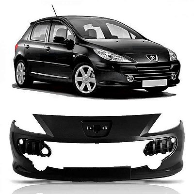 Para choque 307 peugeot de 2007 a 2012 dianteiro preto