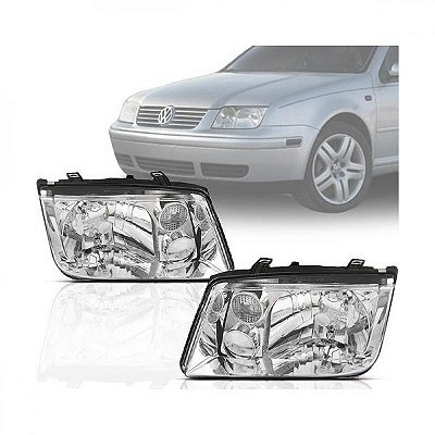 Farol bora volkswagen de 2000 a 2007 lado esquerdo manual e elétrico sem auxiliar sem motor