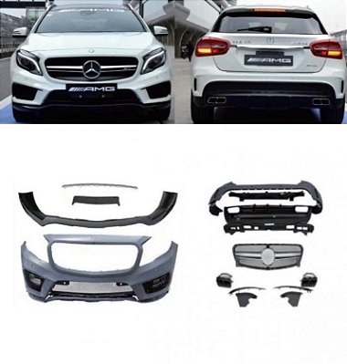 Kit de carroceria gla 200 mercedes benz de 2013 a 2019 para gla 45 amg