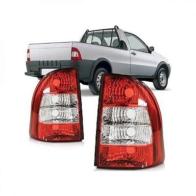 Lanterna strada fiat de 2005 a 2008 traseira lado esquerdo tipo zoiao