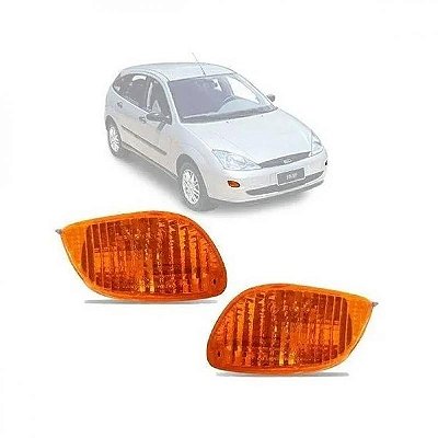 Lanterna focus ford de 1998 a 2003 dianteira lado esquerdo âmbar para para choque