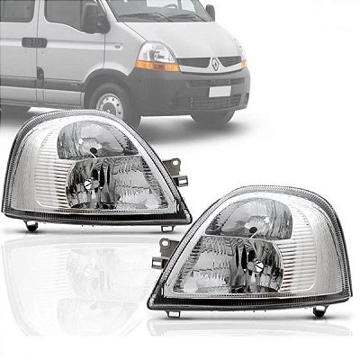 Farol master renault de 2009 a 2012 lado direito manual