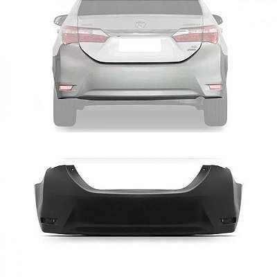 Para choque corolla toyota de 2014 a 2019 traseiro