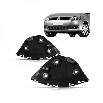 Suporte guia para para choque crossfox volkswagen de 2010 a 2014 dianteiro lado direito