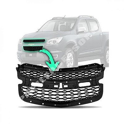 Grade do radiador s10 chevrolet de 2012 a 2016 sem friso