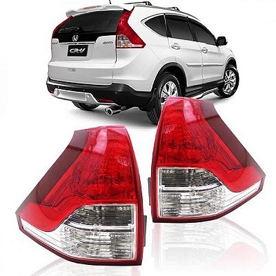 Lanterna crv honda de 2012 a 2014 traseira inferior lado esquerdo sport utility vehicle com soquete sem lâmpada