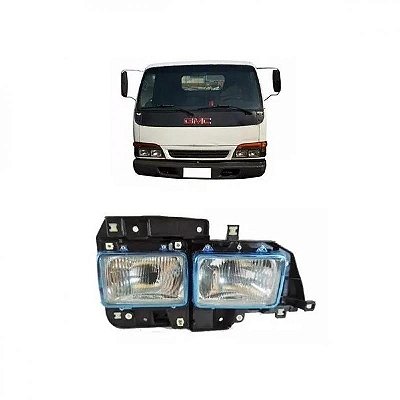 Farol caminhão 7110 gmc de 1997 a 2001 lado direito