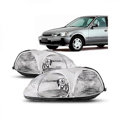 Farol civic honda de 1996 a 1998 lado direito sedã manual
