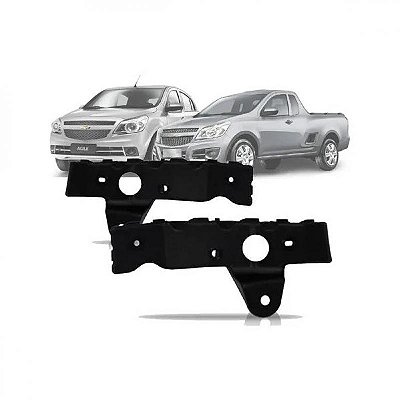 Suporte guia para para choque agile chevrolet de 2009 a 2014 e montana chevrolet de 2011 a 2021 lado esquerdo dianteiro
