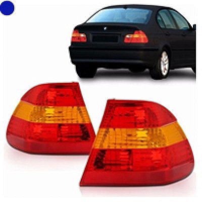 Lanterna série 3 e46 bmw de 2001 a 2005 traseira lado esquerdo âmbar