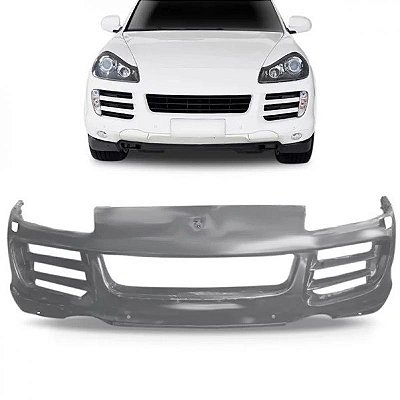 Para choque cayenne porsche de 2008 a 2010 dianteiro primer sport com furo para esguicho e sensor