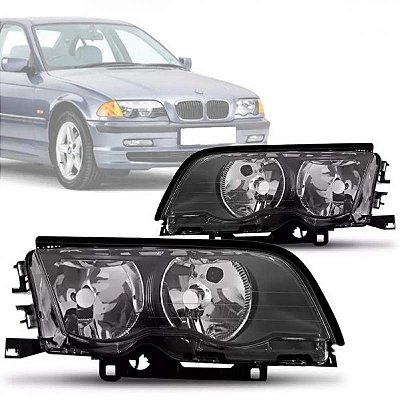 Farol série 3 bmw de 1999 a 2001 lado esquerdo sedã e perua