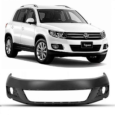 Para choque tiguan volkswagen de 2012 a 2017 dianteiro sem furo para esguicho com furo para sensor