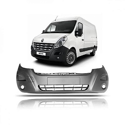 Para choque master renault de 2013 a 2022 dianteiro com furo