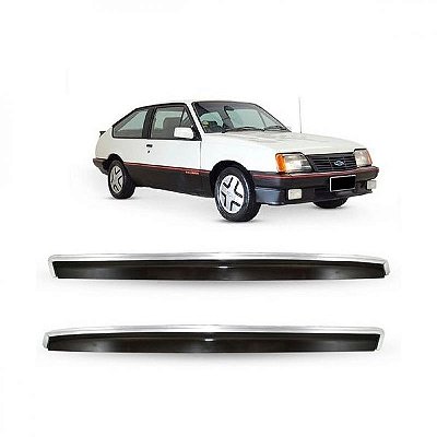 Calha de chuva monza chevrolet de 1982 a 1996 duas portas alumínio