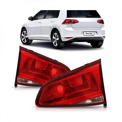 Lanterna golf volkswagen de 2014 a 2017 traseira da mala lado esquerdo sem LED
