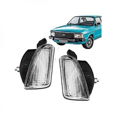 Lanterna corcel ford de 1978 a 1984 dianteira lado esquerdo cristal