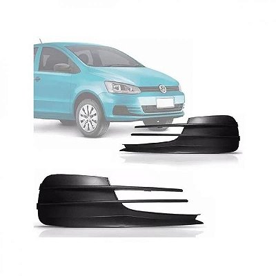 Grade de para choque fox volkswagen de 2015 a 2022 lado esquerdo sem furo