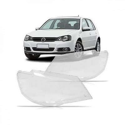 Lente de farol golf volkswagen de 2008 a 2013 lado direito