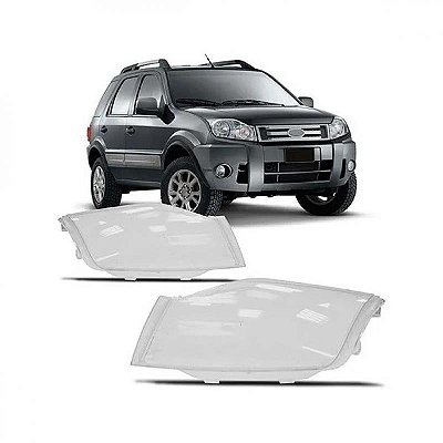 Lente do farol ecosport ford de 2008 a 2012 lado esquerdo