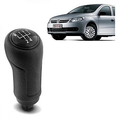 Bola de câmbio gol e voyage volkswagen de 2009 a 2012 com aro preto gol geração cinco