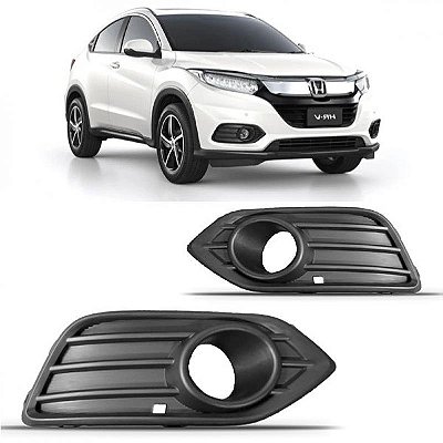 Grade lateral do para choque hrv honda de 2019 a 2021 dianteiro lado esquerdo com furo