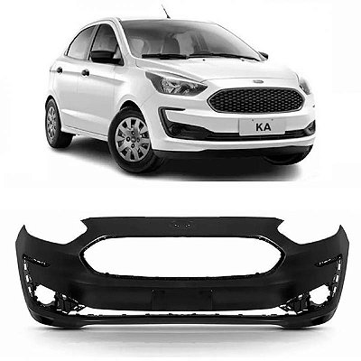 Para choque ka ford de 2019 a 2022 dianteiro preto para hatch e sedã