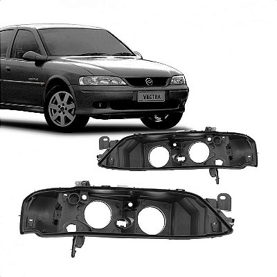 Carcaça de farol vectra chevrolet de 2000 a 2005 lado esquerdo